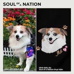 Dự án thêu pet chó Mơ