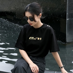 Áo thun - Trống Đồng Đông Sơn Nút Kim Loại