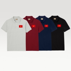 Áo Polo - Patch Thêu Lá Cờ Việt Nam