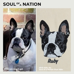 Dự án thêu pet chó Ruby