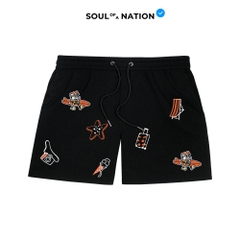 Quần Shorts Unisex - Travel Pattern