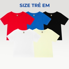 Áo Thun Trơn Trẻ Em