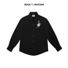 Áo Sơ Mi Thêu Ruy Băng Thủ Công - Hoa Mai