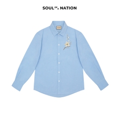 Áo Sơ Mi Thêu Ruy Băng Thủ Công - Hoa Mai