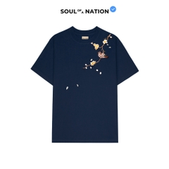 Áo Thun Thêu Ruy Băng Thủ Công - Chim Sẻ Nhành Mai 2025