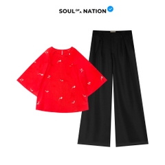 Combo Áo Yếm + Quần Trouser Nữ