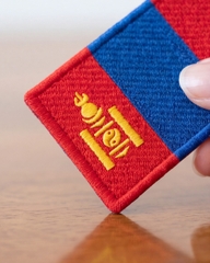 Patch Thêu - Cờ Mông Cổ