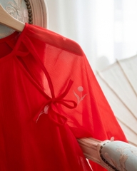 Áo Yếm Voan Nữ Đỏ