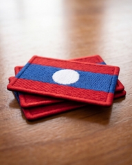 Patch Thêu - Cờ Lào