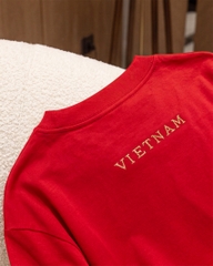 Áo Thun - Cờ Đỏ Tươi Sao Vàng Kim tuyến