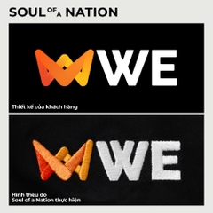 Dự án Hình thêu Logo IQI WE