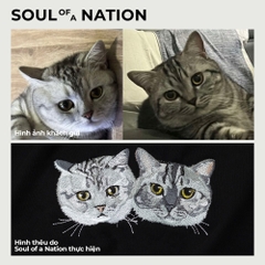 Dự án thêu pet mèo Sam & Sol