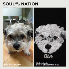 Dự án thêu pet chó Bin