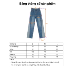 Quần Jean Nữ Phối Màu
