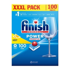 Viên rửa bát finish power essential 100 viên hương chanh