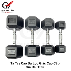 Tạ tay lục giác 7.5kg cao cu cao cấp QT02