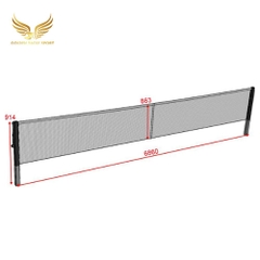Trụ Pickleball thi đấu 303705-P