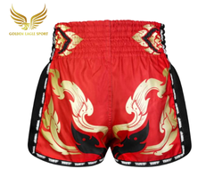 Quần TUFF Muay Thai "Kanok Yantra in Burgundy" QMTUFF - 013 chính hãng Thái Lan