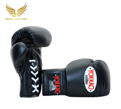 Găng Boxing YOKKAO Matrix Lace Up Buộc Dây – Black