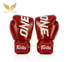 Găng tay Boxing đỏ BGV Fairtex X ONE Championship