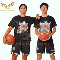 Áo phông bóng rổ Stepback Meow x Allstar