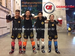 Giáp võ thuật Bảo vệ ống chân liền mu bàn chân Muay Kickboxing BN Fight chính hãng