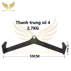 Bộ Power Grip 5 thanh kéo lưng xô kéo row, lat pull down nhập khẩu
