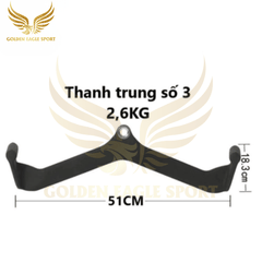 Bộ Power Grip 5 thanh kéo lưng xô kéo row, lat pull down nhập khẩu