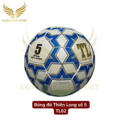 Quả bóng đá Thiên Long số 5 Hoa ( tặng kèm kim bơm và lưới đựng bóng )