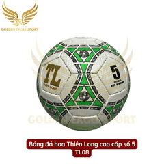 Quả bóng đá Thiên Long số 5 Hoa ( tặng kèm kim bơm và lưới đựng bóng )