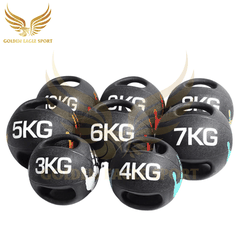 Bóng Tạ Cao Su Thể Lực Có Tay Cầm đủ loại từ 3-10kg (Sản phẩm có thể khác màu sắc minh hoạ)