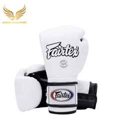 Găng Tay Boxing Fairtex BGV9 Mexican Style - HEAVY HITTER - Trắng Đen