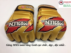 Găng tay MMA Wolon màu vàng Gold