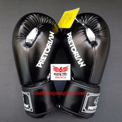 Găng tay boxing võ thuật Pretorian đen chính hãng