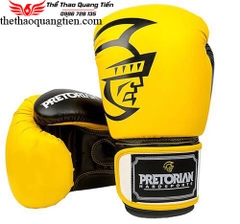 Găng tay boxing võ thuật Pretorian vàng đen chính hãng