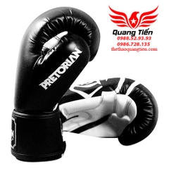 Găng tay boxing võ thuật Pretorian đen chính hãng