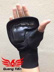 Găng tay tập tạ gym sport 1 vòng cổ tay QT21