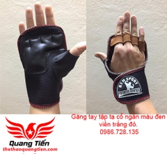 Găng tay tập tạ cổ ngắn QT20