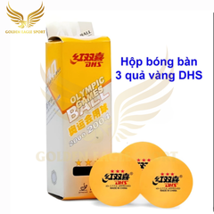 Quả bóng bàn 3 sao DHS - Hộp 3 quả