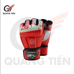 Găng tay hở ngón MMA BN Găng tay BN MMA cao cấp - MMA Gloves - Đỏ