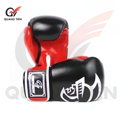 Găng tay boxing võ thuật Pretorian đen đỏ chính hãng