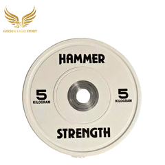 Tạ bánh cao su lõi thép nhỏ Hammer Strength cao cấp lỗ 50 nhập khẩu (giá 1 cặp)