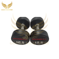 Tạ tay thép bọc cao su Ironbull IR04 nhập khẩu chính hãng 12.5kg