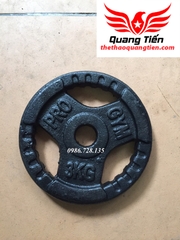 Tạ bánh đĩa gang pro 1kg 3 cánh giá rẻ QT06