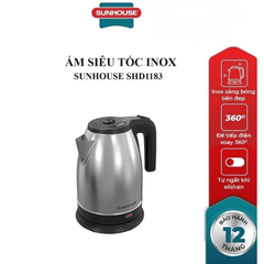 Ấm siêu tốc Inox Sunhouse SHD1183