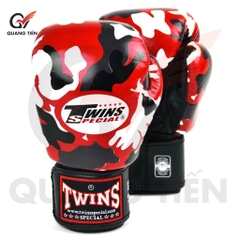 Găng Tay Boxing Twins – CAMO ĐỎ