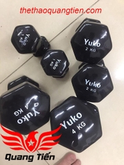 Tạ tay cao su lục giác YuKo cao cấp QT22 ( giá 1 chiếc)