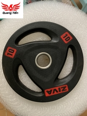 Tạ đĩa cao su Ziva 10Kg cao cấp 2021