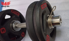 Đòn tạ 40 cm phi 50 đầu kẹp Việt Nam QT104 (giá 1 chiếc)
