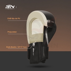 Găng tay boxing BN 8.0 2025 cao cấp chính hãng - Màu Xanh